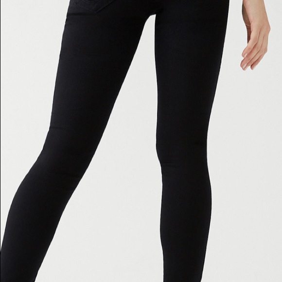 Original HALLE Mid Rise Super Skinny Black Jeans - Picture 5 of 5
